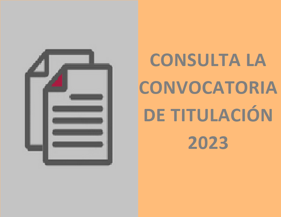 Convocatoria de Titulación